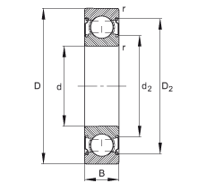 S 6000-C-2Z, ă(ni)Y(ji)(gu)C (j) DIN 625-1 (bio)(zhn)Ҫߴɂ(c)g϶ܷ