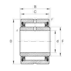 LS NA4906-2RSR, ߴϵ 49ɂ(c)ܷ