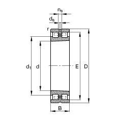 ALS NN3044-AS-K-M-SP, (j) DIN 5412-4 (bio)(zhn)Ҫߴ, ǶλS, pFףF 1:12 ɷx, ּpСď(ni)϶ƹ