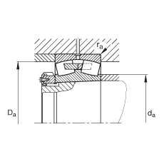 {ĝLS 239/850-K-MB, (j) DIN 635-2 ˜ʵҪߴ, FףF 1:12